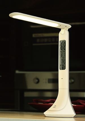 Lampe de table LED avec calendrier